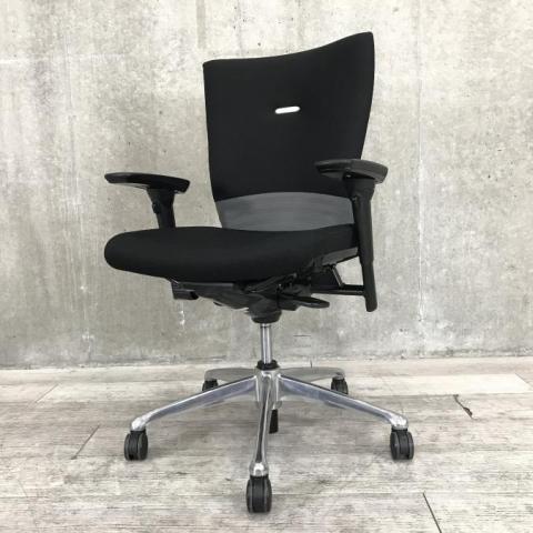 【中古】フィーゴチェア  オカムラ（okamura） 肘付ミドルバックチェア