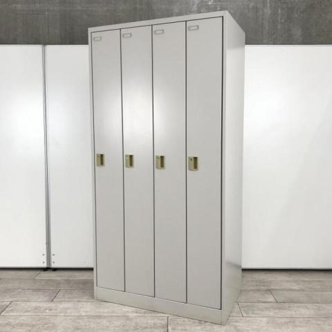 【中古】FZタイプ  オカムラ（okamura） 4人用更衣ロッカー