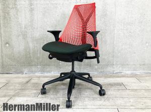 HermanMiller/ハーマンミラー　セイルチェアノワールXレッド　ASIYA23 HA-1103