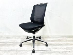 【在庫入替セール品】【定価約20万円】【先進ワークスタイルに対応する革新的機能と最高の座り心地！】■コクヨ製　インスパインチェア　ローバック肘無し　■ハンガー付き　■ブラック【ワイヤーランバーサポートが腰部にフィット！】