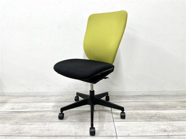 【中古】プラオチェア  イトーキ（ITOKI） 肘無ハイバックチェア