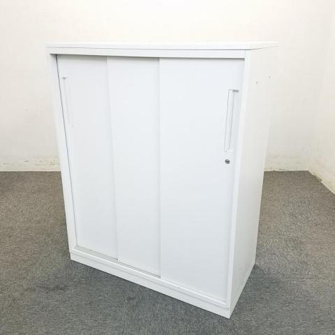 【中古】HSシリーズ  ウチダ（UCHIDA) ローキャビネット／引き違い