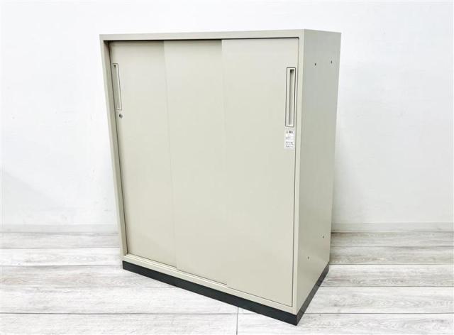 【中古】エディア  コクヨ（KOKUYO） ローキャビネット／引き違い