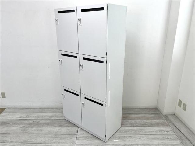 【中古】エルレージ  ウチダ（UCHIDA) 6人用パーソナルロッカー