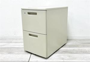 【在庫入替セール品】【定価約8万円】【A4フィルも沢山収納！ニューグレーカラーの2段ワゴンの入荷です！】■コクヨ製　BS　2段ワゴン 　ニューグレー