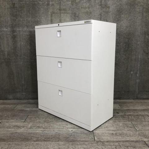 【中古】レクトライン  オカムラ（okamura） ローキャビネット／ラテラル