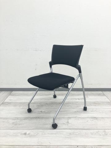 【中古】マノスチェア KLC-320CB-T1T1 イトーキ（ITOKI） ネスティングチェア