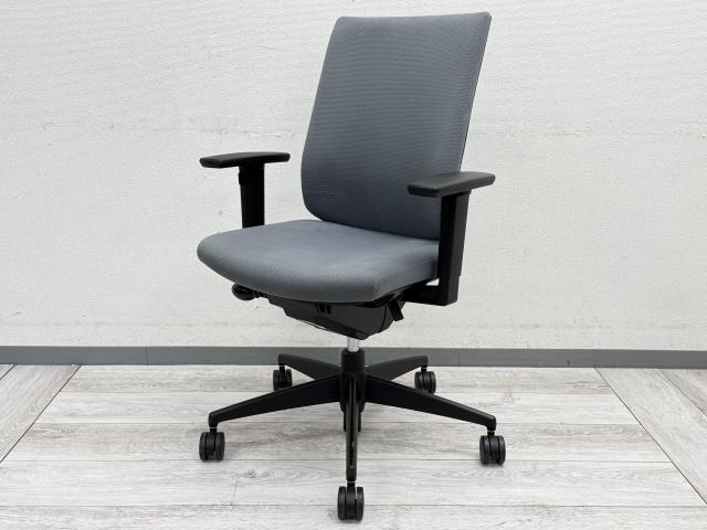 【中古】ウィザードチェア CRS-G1802F6 コクヨ（KOKUYO） 肘付ハイバックチェア