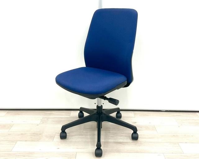 【中古】Kaile KC-HL63SL BL プラス（PLUS） 肘無ハイバックチェア