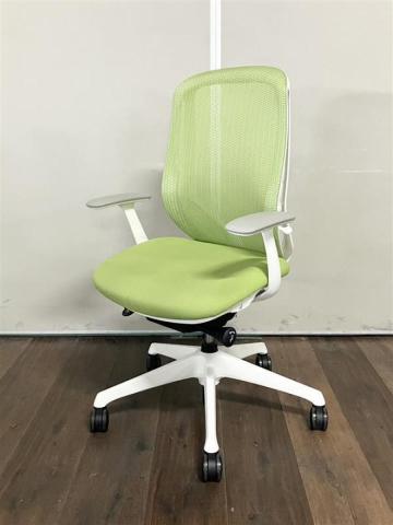 【中古】シルフィーメッシュ C645XW　FMR6 オカムラ（okamura） 肘付ハイバックチェア