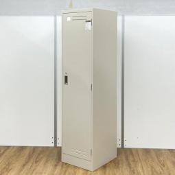 【2台入荷！】■コクヨ（KOKUYO）製　LKシリーズ　1人用ロッカー　更衣用ロッカー　W455×D515㎜　■シリンダー錠　■ニューグレー　【安心の国内メーカー！掃除用具入れにもおすすめ！ 移転や増員を検討されている方にオススメ！】