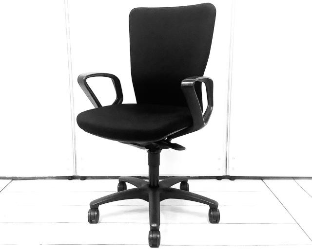 【中古】カロッツァチェア CK45ZR FS11 オカムラ（okamura） 肘付ハイバックチェア