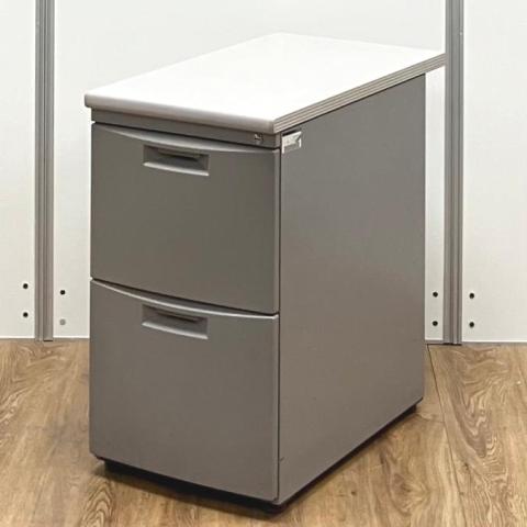 【中古】CZシリーズ CZN-047LB-WE イトーキ（ITOKI） 脇机2段