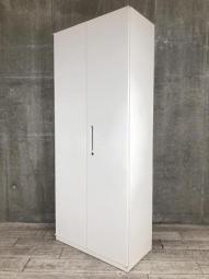 【使いやすさを追求したデザイン！人気の両開き書庫！A4ファイルが6段収納可能で収納力も抜群！】■イナバ（Inaba）製　TFシリーズ　両開き　ハイキャビネット　H2150㎜　■シリンダー錠　■ホワイト