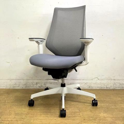 【中古】デュオラ メッシュ CRS-G3000E1N コクヨ（KOKUYO） 肘付ハイバックチェア