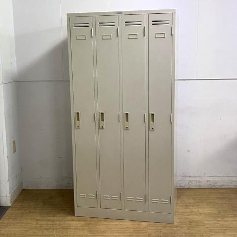 【中古】その他シリーズ  ライオン 4人用更衣ロッカー