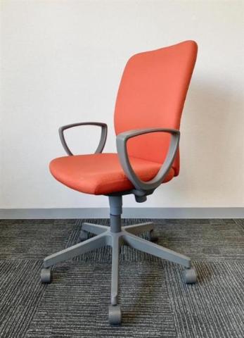 【中古】チェロチェア  コクヨ（KOKUYO） 肘付ハイバックチェア