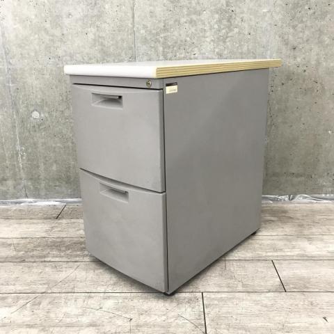 【中古】CZシリーズ CZN-047LB-WE イトーキ（ITOKI） 脇机2段