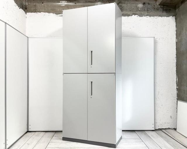 【中古】HSシリーズ  ウチダ（UCHIDA) ハイキャビネット／両開き＋両開き