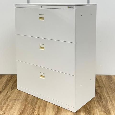 【中古】SAデュオライン 4B3SZC-Z75 オカムラ（okamura） ローキャビネット／ラテラル