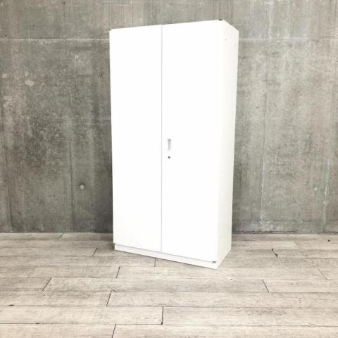 【中古】シンライン HTM-189HS-W9 イトーキ（ITOKI） ハイキャビネット／両開き