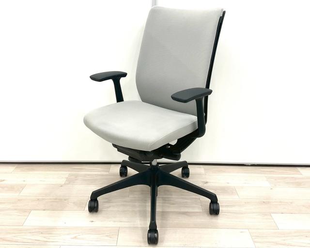 【中古】ヴィスコンテチェア CW76ZA FBA3 オカムラ（okamura） 肘付ハイバックチェア