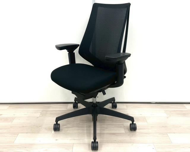 【中古】デュオラ メッシュ CRS-G3000E6N コクヨ（KOKUYO） 肘付ハイバックチェア