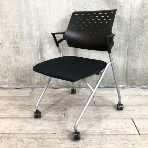 【中古】ピエガ CK-720E6GXB6-W コクヨ（KOKUYO） ミーティングチェア