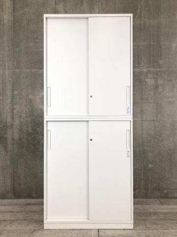 【中古】エディア BWUH-HU259SAWNN　/　BWUH-HD259SAWNN コクヨ（KOKUYO） ハイキャビネット／引き違い＋引き違い