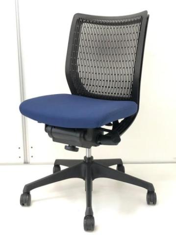 【中古】ヴィスコンテチェア  オカムラ（okamura） 肘無ローバックチェア