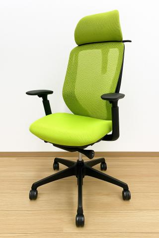 【中古】シルフィーメッシュ  オカムラ（okamura） 肘付ハイバックチェア