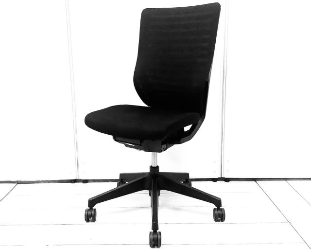 【中古】エピオスチェア KE-450JF-T1T1T1 イトーキ（ITOKI） 肘無ハイバックチェア