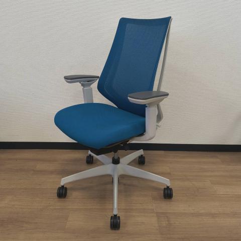 【中古】デュオラ メッシュ CRS-G3000E1N コクヨ（KOKUYO） 肘付ハイバックチェア
