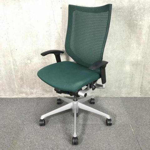 【中古】バロンチェア CP85DR FEF5 オカムラ（okamura） 肘付ハイバックチェア