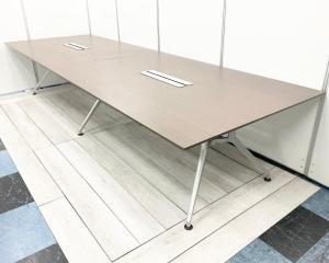 6～8名会議テーブル オススメ(おすすめ) 大人気 ジェントルオーク(ブラウン)・ITOKI/イトーキ ・DD/ディーディー