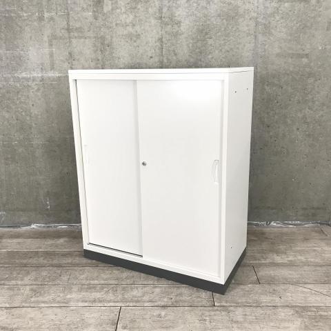 【中古】SＶ SV-11S-W ライオン ローキャビネット／引き違い