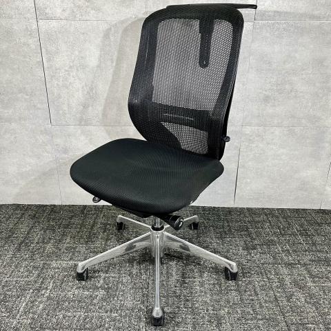 【中古】シルフィーメッシュ  オカムラ（okamura） 肘無ハイバックチェア