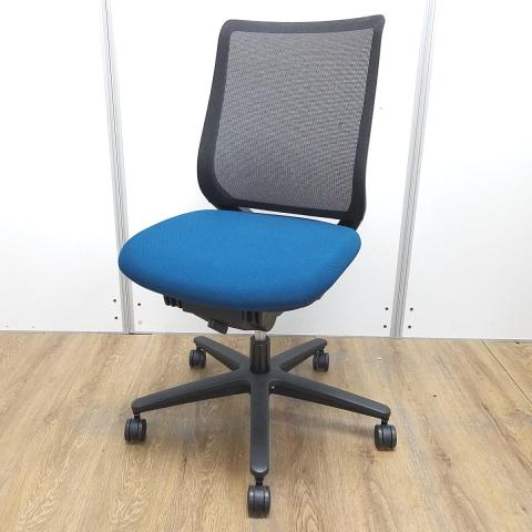 【中古】ミトラシリーズ  コクヨ（KOKUYO） 肘無ローバックチェア