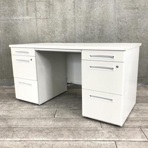 【中古】LDV LDV-T147-W ライオン 両袖机