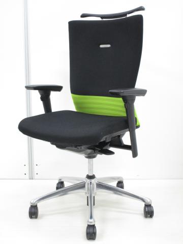 OKAMURA オカムラ オフィスチェア　フィーゴ 中古】フィーゴチェア オカムラ/okamura 肘付ミドルバックチェア