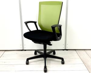 ワークチェア デザインアーム  固定肘 アームレスト付 ハ ブラックボディ オススメ(おすすめ) 大人気 ・Okamura/オカムラ ・ESCUDO/エスクード ※横浜本店撮影画像※