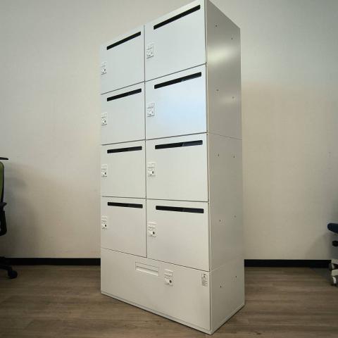 【中古】iNON  コクヨ（KOKUYO） 8人用パーソナルロッカー