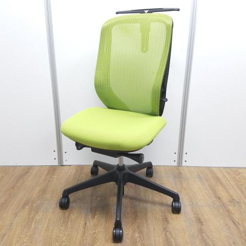 【中古】シルフィーメッシュ  オカムラ（okamura） 肘無ハイバックチェア