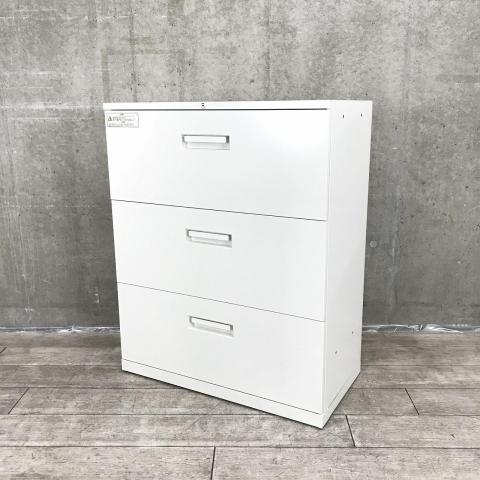 【中古】REGATEO RN-105H-3 W4 プラス（PLUS） ローキャビネット／ラテラル