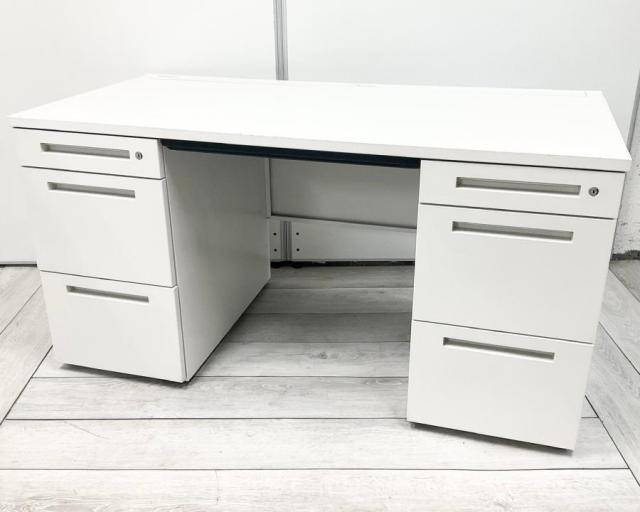 【中古】CZRデスク CZR-147BA-W9W9 イトーキ（ITOKI） 両袖机