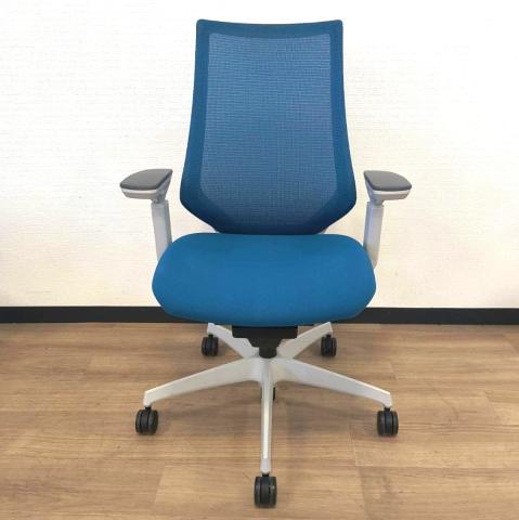 【中古】デュオラ クッション CRS-G3000E1N コクヨ（KOKUYO） 肘付ハイバックチェア