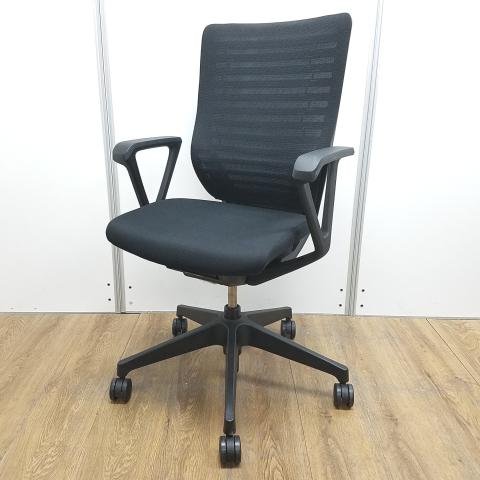 【中古】エピオスチェア KE-450GB イトーキ（ITOKI） 肘付ハイバックチェア