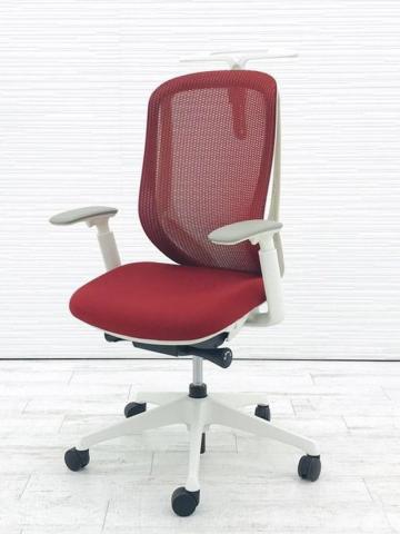 【中古】シルフィーメッシュ C686XW　FMP９ オカムラ（okamura） 肘付ハイバックチェア