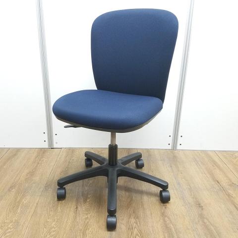【中古】リエットR  イトーキ（ITOKI） 肘無ローバックチェア