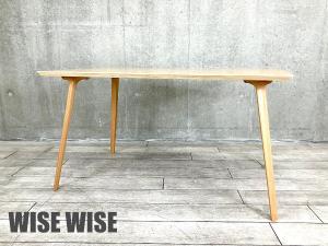 WISEWISE / ワイスワイス　ダイニングテーブル W1350　シンプルモダン